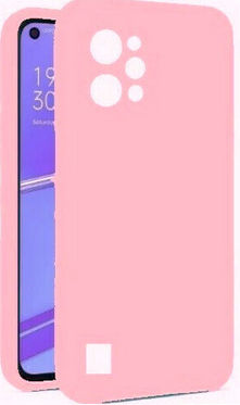 Umschlag Rückseite Silikon Rosa (Nokia C31Realme C31)
