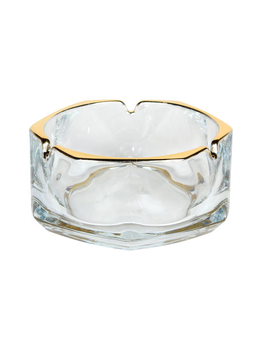 Keskor Glass Cigarette Ashtray Transparent
