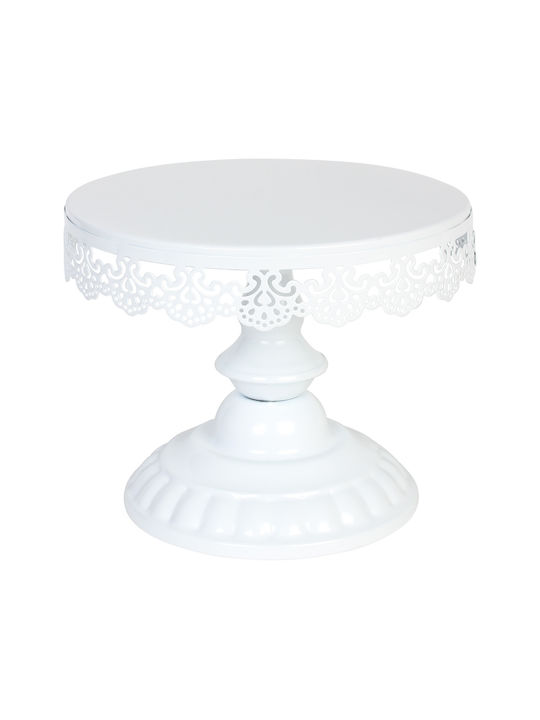 Keskor Cake Stand White 20x20x16cm