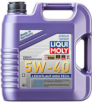 Liqui Moly Λάδι Αυτοκινήτου Leichtlauf High Tech 5W-40 4lt