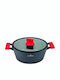 Zwieger Tiefer Topf aus Aluminium 3Es / 24cm