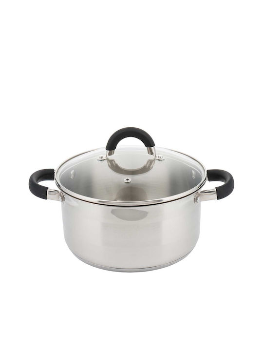 KING Hoff Deep Stainless Steel Pot 2lt / 18cm