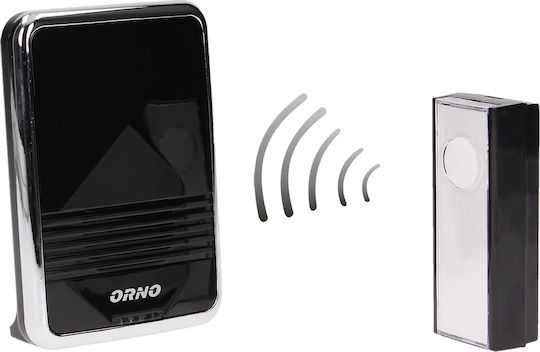 Orno Wireless Doorbell Black