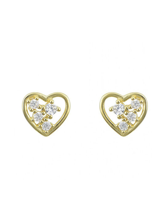 Goldjewels Earrings made of Silver Gold Plated with Stones