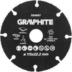 Graphite Wood Cutting Disc 115mm