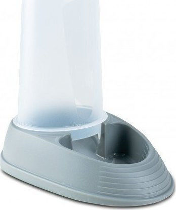 Barry King Automatic Plastic Bowl with Container Food for Dog & Cat 500ml in Gray Color