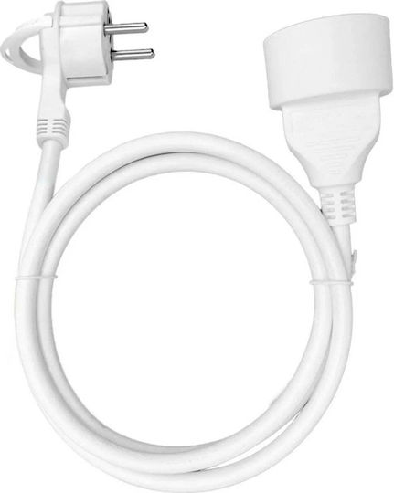 Orno 1 Platz mit Kabel 5m Durchmesser 3 x 1.5mm² Weiß