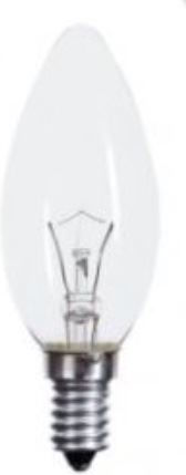 Helios Λάμπα LED 40W 100mm για Ντουί E14 και Σχήμα B35 Θερμό Λευκό 420lm