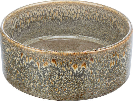 Trixie Ceramic Ceramic Bowl Food & Water for Dog & Cat 900ml 16cm in Brown Color