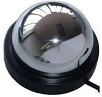 Dummy Surveillance Dome Camera Black