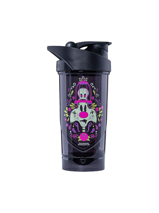 Shieldmixer Hero Pro Plastic Protein Shaker 700ml Black