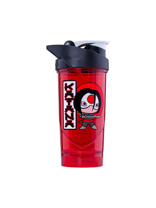 Shieldmixer Hero Pro Plastic Protein Shaker 700ml Red