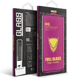 Og Premium Glass Full Face Tempered Glass Black (Redmi Note 12 Pro)