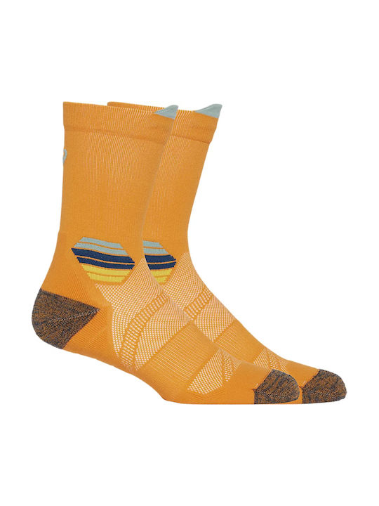 ASICS Fujitrail Running Socks Orange 1 Pair