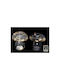 Atmosphera Dekorative Lampe Pilz Weiß