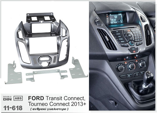 Ice DIN-Verkleidungsplatten 2 Din für Ford Transit Connect