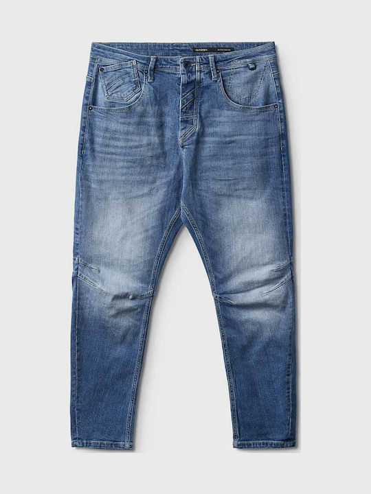 Pantalon De Blugi Elastic Cu Fit Relaxed Baggy Albastru