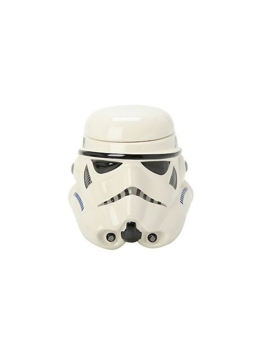 Mug Ceramic with Lid White