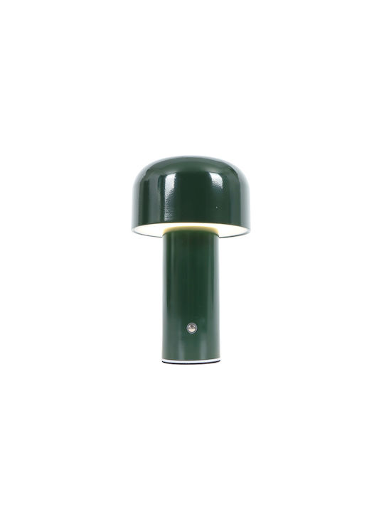 Inlight Επιτραπέζιο Διακοσμητικό Φωτιστικό LED Μπαταρίας σε Πράσινο Χρώμα