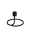 Eglo Candle Holder Metal in Black Color 10x7x7cm 1pcs