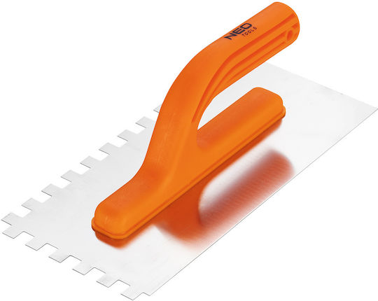 Neo Tools Trowel Plasticό Danturat 10x10mm cu Mâner de Plastic 50-202