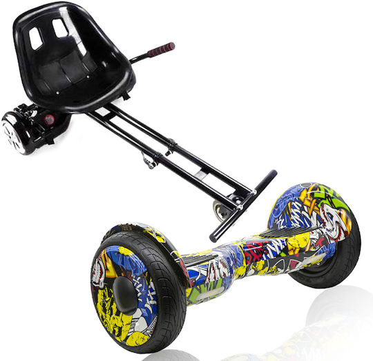 Transformers PS-117749 Set Gokart Seat Hoverboard with 20km/h Max Speed and  20km Autonomy Multicolour with Seat