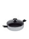 Moneta Pan Mit Deckel aus Aluminium mit Steinbeschichtung 28cm