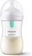 Philips Plastic Baby Bottle Natural Response Anti-Colic with Silicone Teat for 1+ Months Transparent 260ml