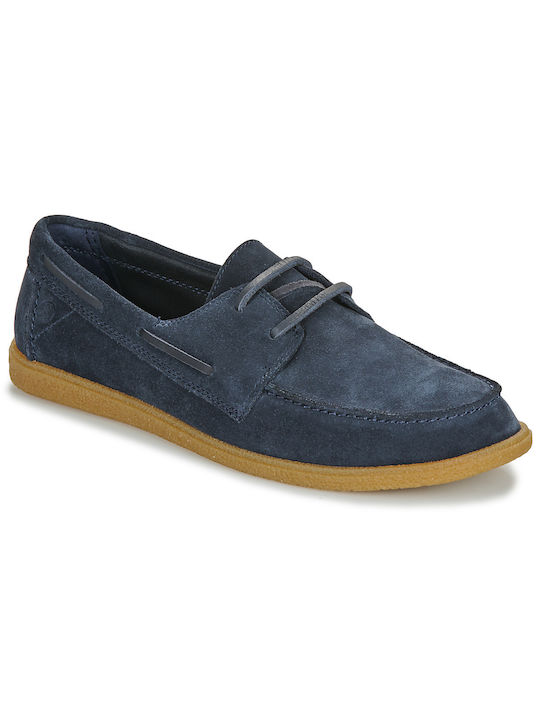 Clarks Herren Mokassins in Blau Farbe