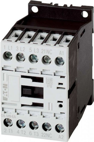 Eaton Ρελέ Ράγας Ισχύος 9A Τριπολικό με Τάση 24V