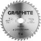 Graphite Schneidscheibe Holz mit 40 Zähnen 235mm