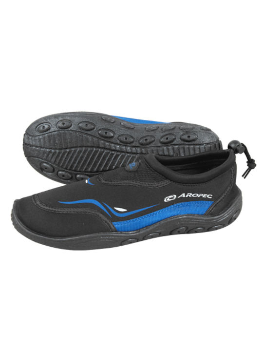 Aropec Herren Strandschuhe Schwarz