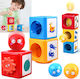 Hola Toys Jucărie Piramidă cu Sunete pentru 9++ Luni