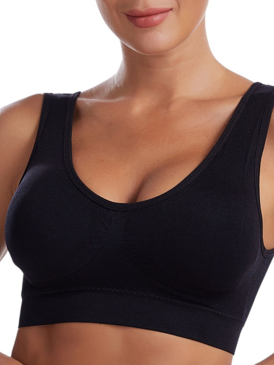 Hana Women's Bra without Padding black