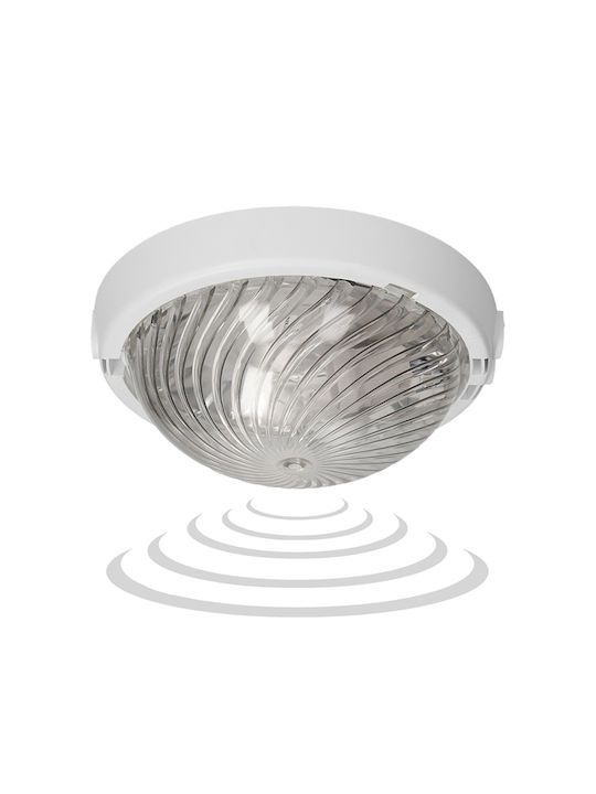 Eurohandel Outdoor Ceiling Light E27 Transparent A2120-P-HF