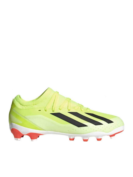 X Crazyfast League Kids Molded Soccer Shoes Yellow