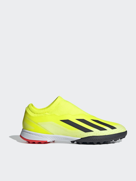 adidas X CRAZYFAST LEAGUE Kids Turf Soccer Shoes with Sock without Laces  Team Solar Yellow 2 / Core Black / Cloud White IF0686 | Skroutz.mt