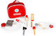 Ecotoys Set medical pentru copii din lemn 9buc