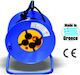mit Kabel 25m Durchmesser 3 x 2.5mm² Blau