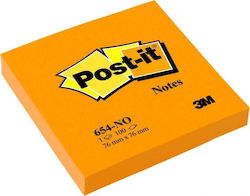 Post-it Memo Pads Cube Orange 7.6x7.6cm