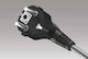 Plastrol Power Cord with Diameter 1x25mm² in Black Color 1.5m 1pcs