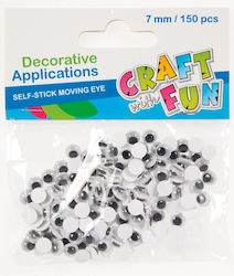 Craft with Fun Декоративен Елемент за Направи си сам Проекти Черен