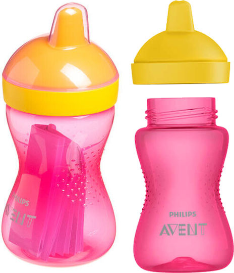 Philips Cana de antrenament pentru bebeluși Plastic Roz pentru 18m+m+ 300ml