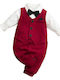 TakTakBaby Baby Bodysuit Long-Sleeved Red