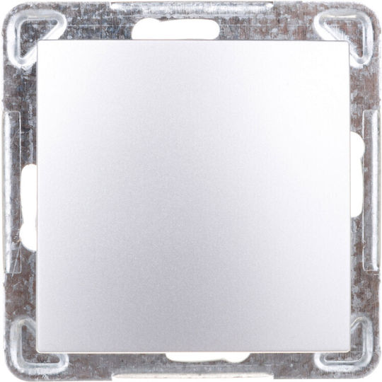 Ospel Recessed Wall Switch Lighting One-Way without Frame Gray
