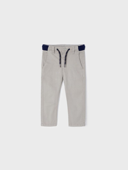 Mayoral Kids Trousers Stone