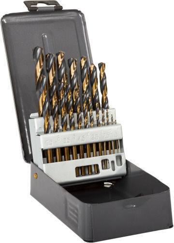Proline Set of 19 Diamond Drills HSS with Cylindrical Shank for Metal