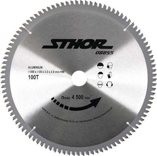 Sthor 08855 Cutting Disc Wood with 100 Teeth 1pcs