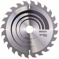 Bosch 2608640627 Cutting Disc Wood with 24 Teeth 1pcs