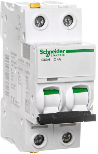 Schneider Electric Automatischer Schutzschalter 4A Zweipolig AC/DC A9F07204